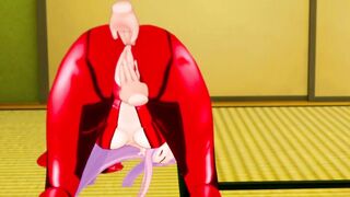 {darling into the Franxx} zero two Gets Pounded! like a Mindless Bimbo