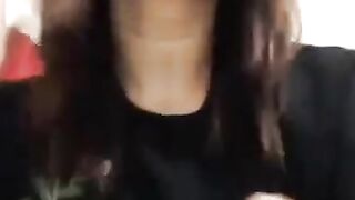 Hot Latin Crossdresser Masturbating