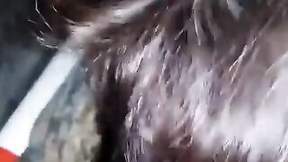 Chubby Asian MILF's Blowjob and Facial