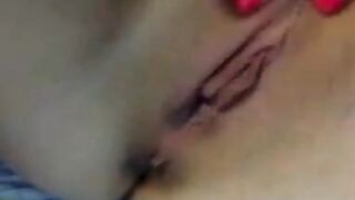 Busty Babe Loves Cum on Webcam