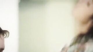 Blonde Amateur Couple's Garage Blowjob