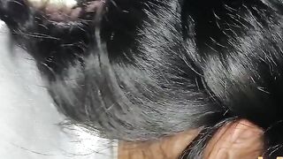 Hot Latina Babe Gives Me a Sloppy Blowjob