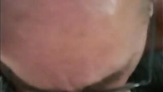 Daddy's Blowjob Practice with Amateur Bear Couple 2