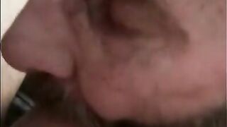 Daddy's Blowjob Practice with Amateur Bear Couple 2