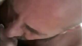 Daddy's Blowjob Practice with Amateur Bear Couple 2
