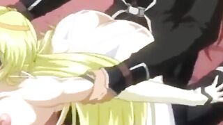 Amazing busty girl with sexy legs gets fucked