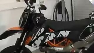 dani 49 asked moisa robert to fuck the motorcycle and it was said that if she is futi