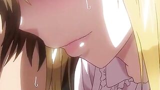 Amazing busty girl fucks her friend