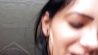 Young Teen Gives Blowjob and Has Sex on the Couch