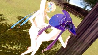 LUMINE FUTANARI MONA GENSHIN IMPACT