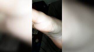 Chubby 5'1 Skank Recorded on Phone taking Cock in Ass and getting