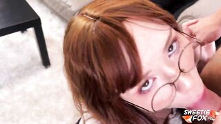Adult High School pussy with mouth Sucks Teacher's Dick And Rough Fucks