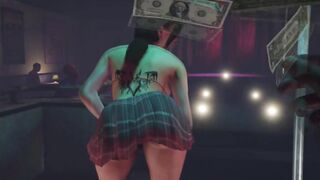 GTA V two beauty Lesbo Strippers Lapdance point of watch Modded