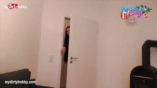 MyDirtyHobby - Holiday celebration with a huge cum swallow