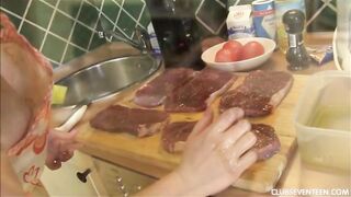 Steak and blowjob day 2017 ClubSeventeen.com