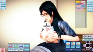 Ebony haired goddess gets screwed! in the butt