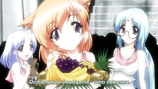 Schoolgirls are having Fun with their Classmate / Japanese three Way /
