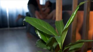 19 Year Older couple inside love has sexy sex, lots of cum