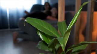 19 Year Older couple inside love has sexy sex, lots of cum