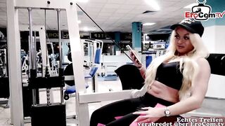 FAT GUY PICK UP FROM GERMAN FITNESS 19 YO - FUNNY
