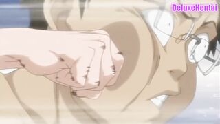Uncensored Anime mom in School Uniform Plowed Virgin Friend while her Son