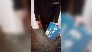 Cheating Ex-Wife Crazy Talk & Fucks Delivery Bro with Cream