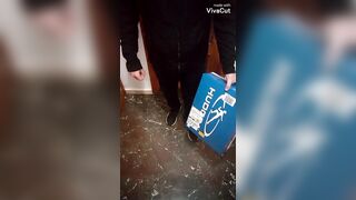 Cheating Ex-Wife Crazy Talk & Fucks Delivery Bro with Cream