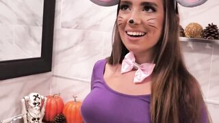 I fucked my stepsis in Halloween outfit