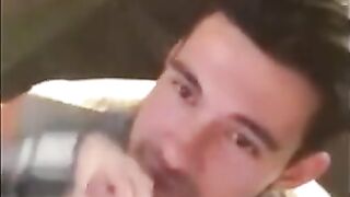 Cute Latin Hunk Sucks Big Cock and Eats Cum
