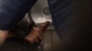 Twink Handjob in the WC - Amateur Cum Tribute Video