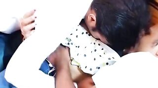 Lady Boss Bhabhi Sex With Two Boys Big Cock For Threesome Sex