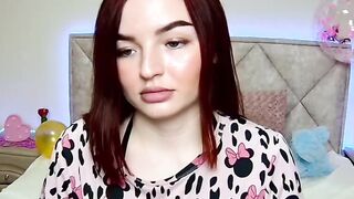 Beautiful amateur ginger babe on webcam