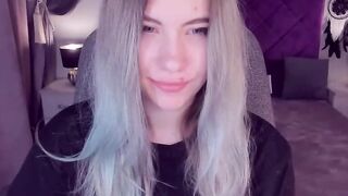 Tattooed Ukrainian teen SimaDark poses naked on solowebcam show