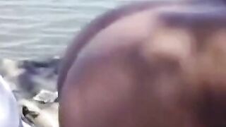 Black Amateur Couple's Big-Ass Blowjob Adventure