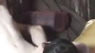 Skinny Femboi's Hairless Cock Flaps for Daddy