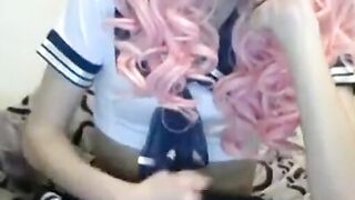 Crossdresser Twink Masturbation 2
