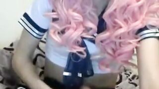 Crossdresser Twink Masturbation 2