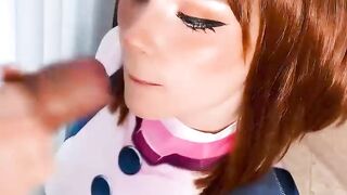 Ochako Uraraka Sweetly Hard Fuck After