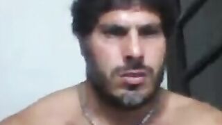 Big-Cock Daddy Strokes His Huge Meat