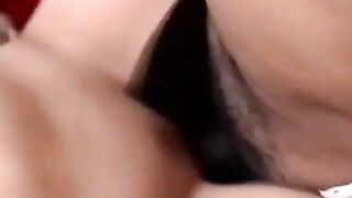Interracial Amateur Brunette Takes on a Big Black Cock