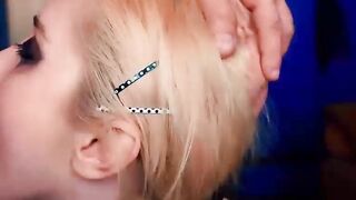 Cute Teen Sloppy Deepthroat Cock and Cum