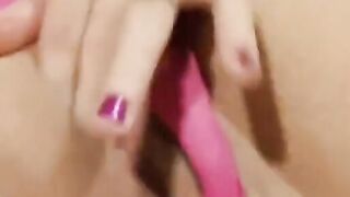 MILF teases and masterbates on webcam for her husband.