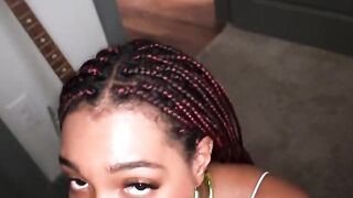 Black graffiti chick busted on site and picked up