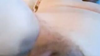 BBW with Big Tits Plays with Sex Toy on Webcam