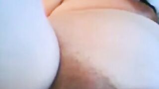 BBW with Big Tits Plays with Sex Toy on Webcam