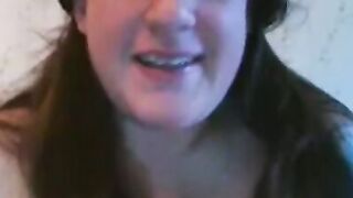 BBW with Big Tits Plays with Sex Toy on Webcam
