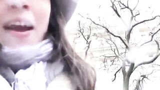 Haarige Muschi der Urlauberin gestopft