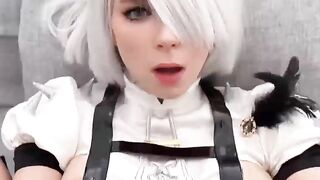 2B Gets Her Tight Pussy Fucked in A vol2