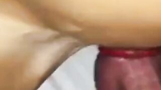 Asian Bareback with Big Cock on an Airline
