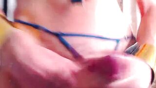 Ts In Superman Lingerie Masturbating Alone In Her Room